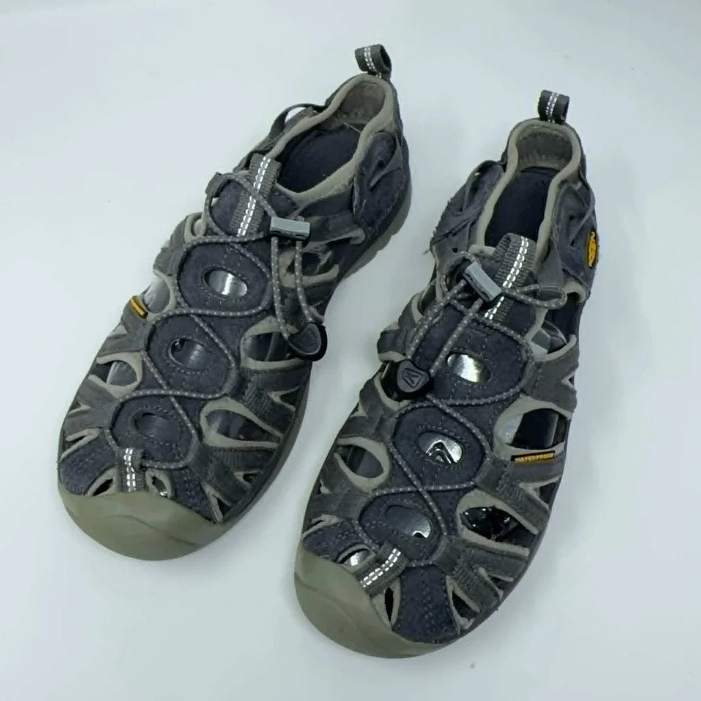 Keen Whisper Sandals Women's Size 9 Gray Waterproof Hiking Water 1018227 - Picture 4 of 9